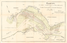 H20-A07 Kaart No 1. der te verpachten perceelen schelpdieren-visscherij en weer-visscherij tussen Goeree-Overflakkee en ...